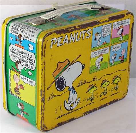 vintage metal kids lunch boxes